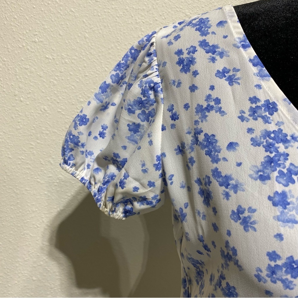 Forever 21 women’s dress bleu and white size S - Picture 5 of 11